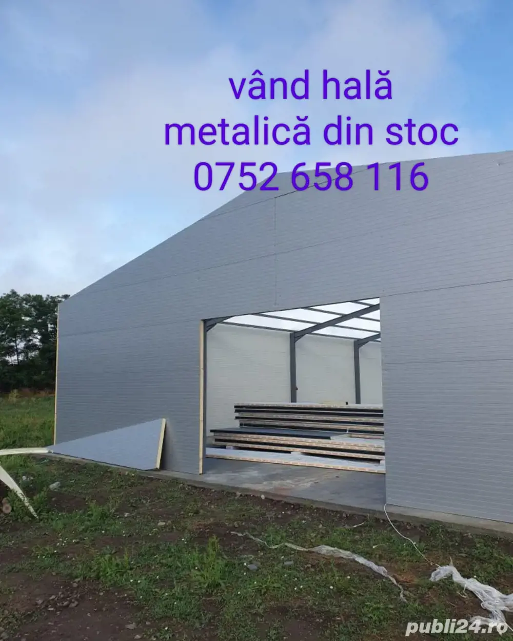 vand hala metalică din stoc