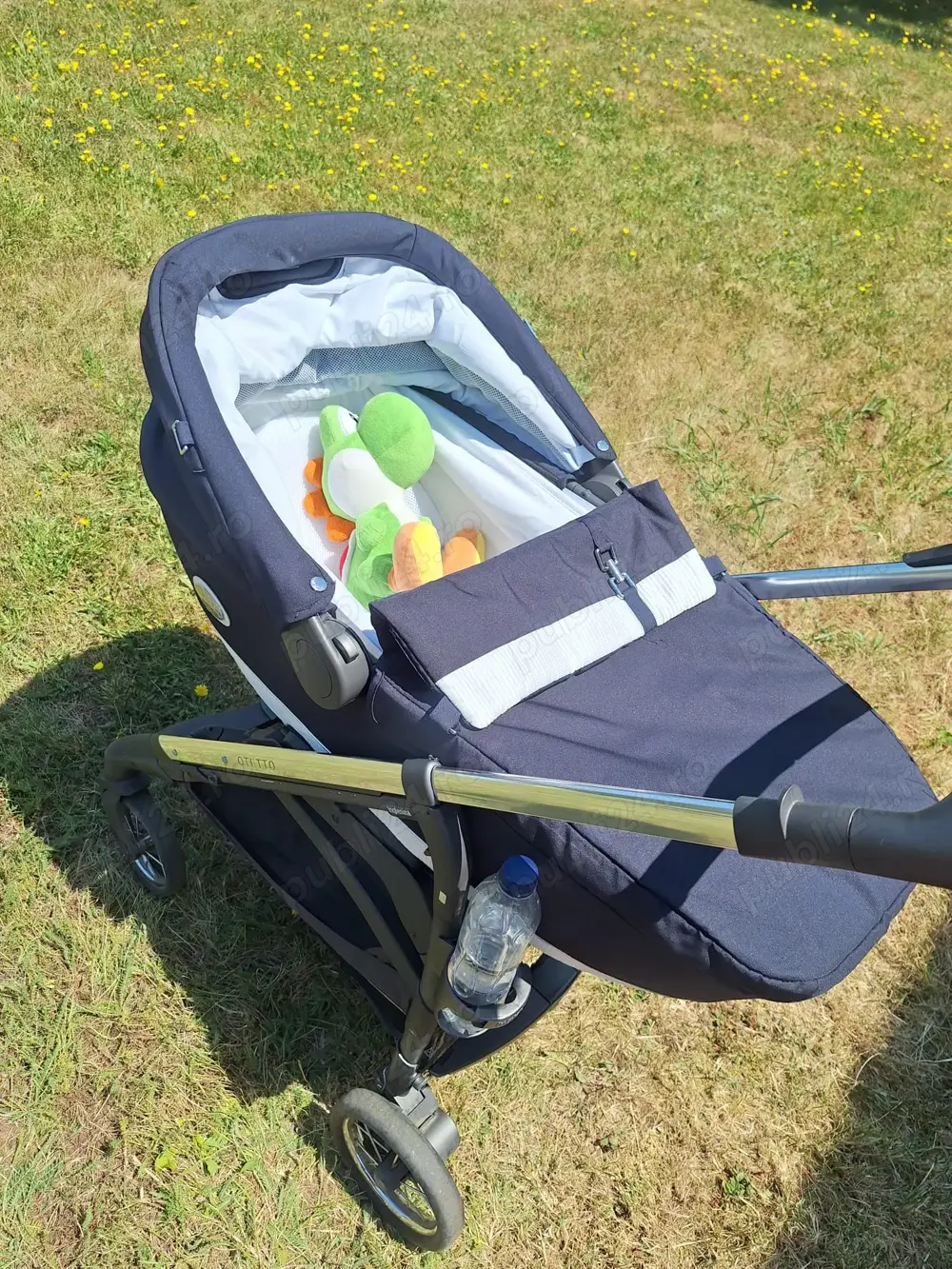 Vand Carucior sistem 3in1,Otutto Deluxe Vichy Dark Bleu,Inglesina (0- 4ani) utilizat stare excelenta