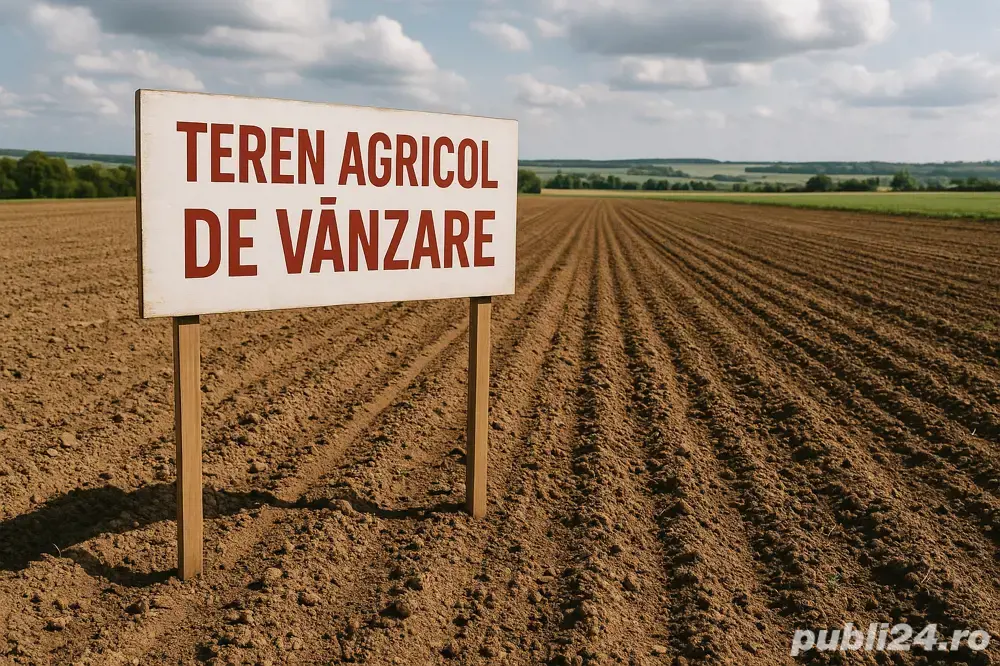 Teren agricol intabulat