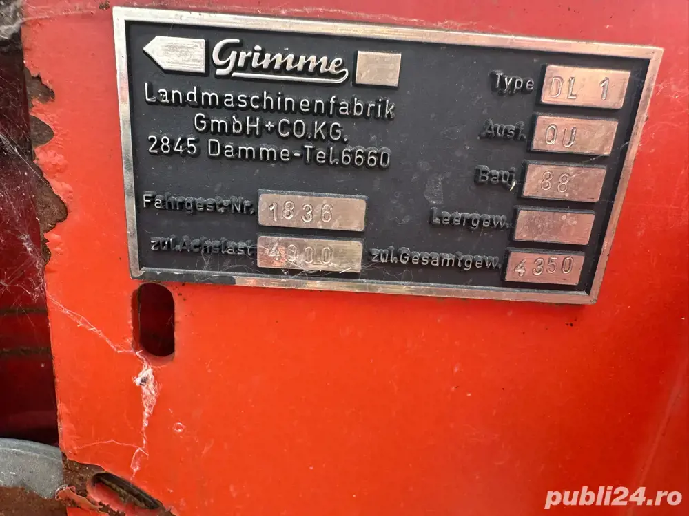 Masina de scos incarcat cartofi ,ceapa Grimme