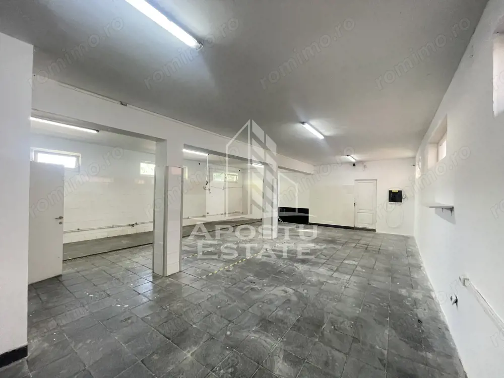 Spatiu pentru productie, 157 mp+ curte acoperita 60 mp, Zona Sagului