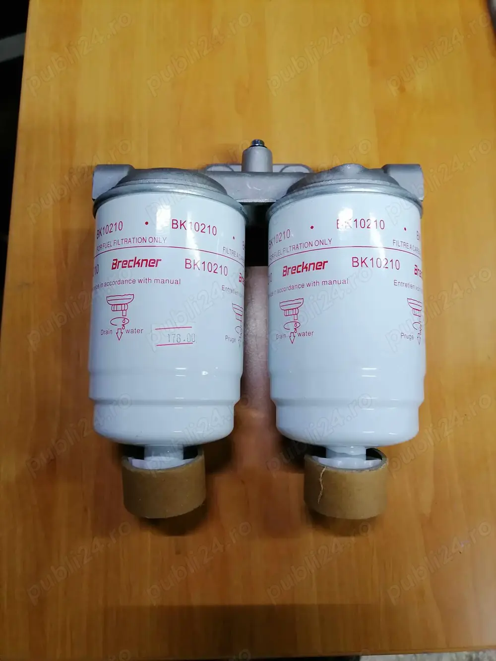 Baterie dubla completa filtru motorina pentru FIAT