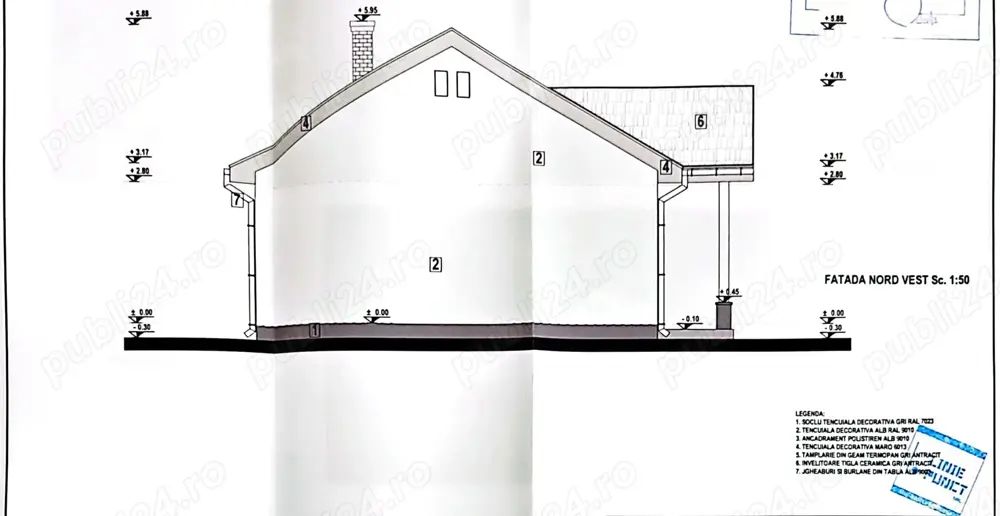 Vând teren intravilan 500mp, proiect aprobat și autorizație valabilă, utilități   Nicula, jud. Cluj 