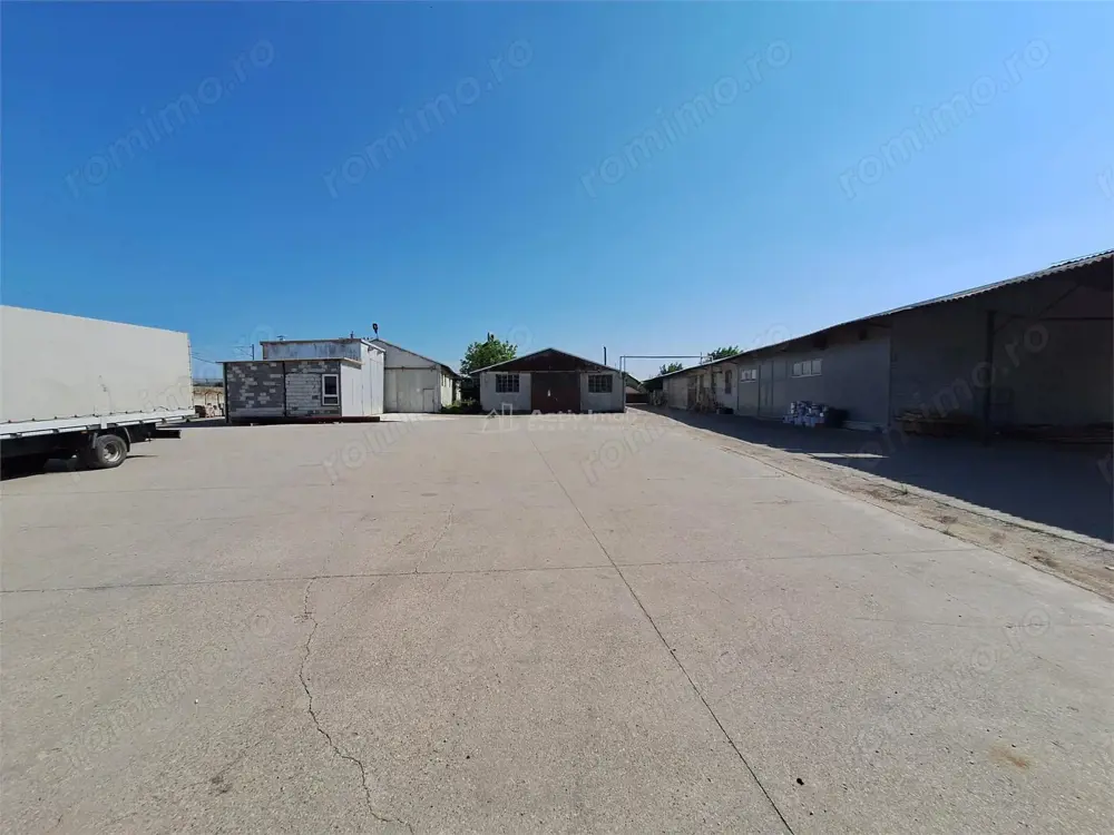 Proprietate industriala – teren 4.150 mp + 3 hale renovate – zona accesibila