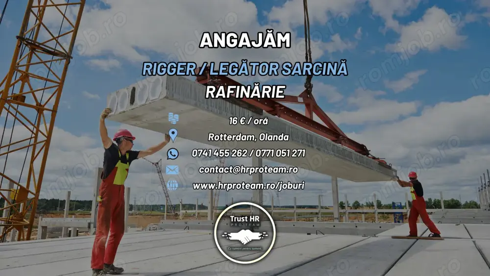 Rigger - zona Rotterdam - Olanda