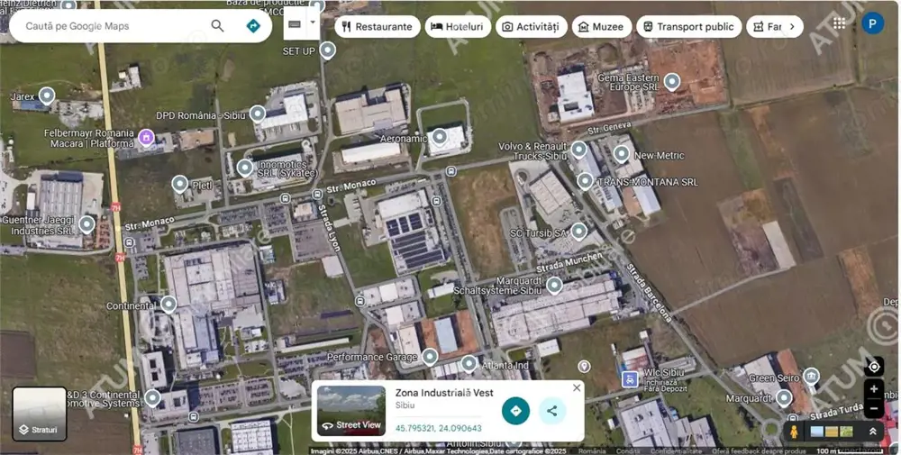 Teren intravilat de 9000 mp cu PUZ situat in zona Industriala Vest