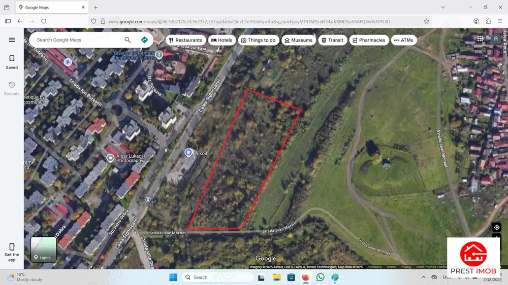 De vanzare 1,5 ha in Targu Mures