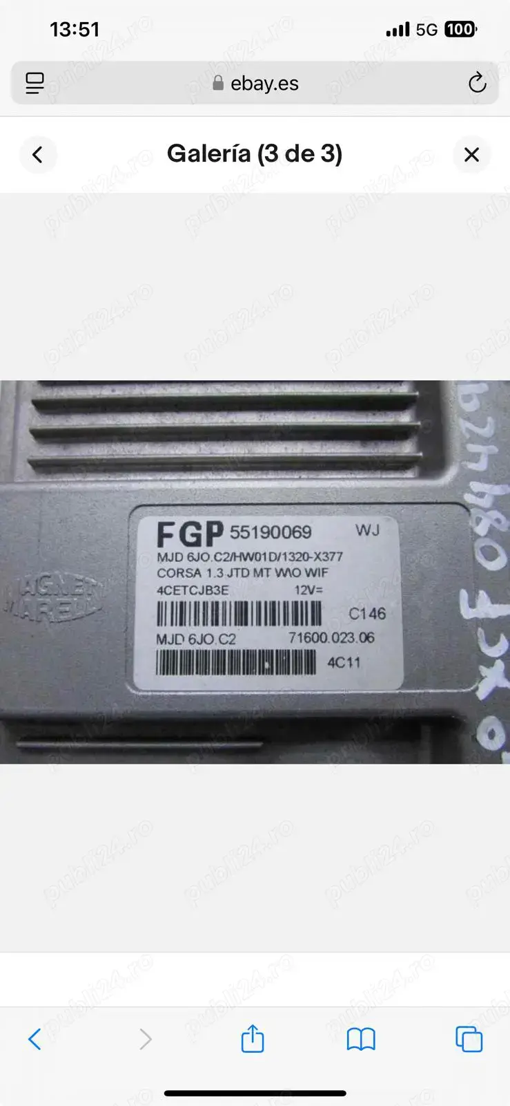 Calculator motor opel corsa D