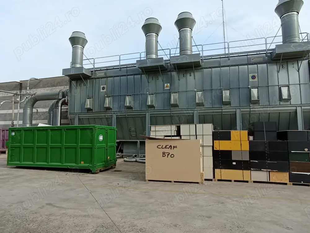 Disponibile Statii de filtrare si silozuri pentru rumegus,tubulatura,Ventilatoare