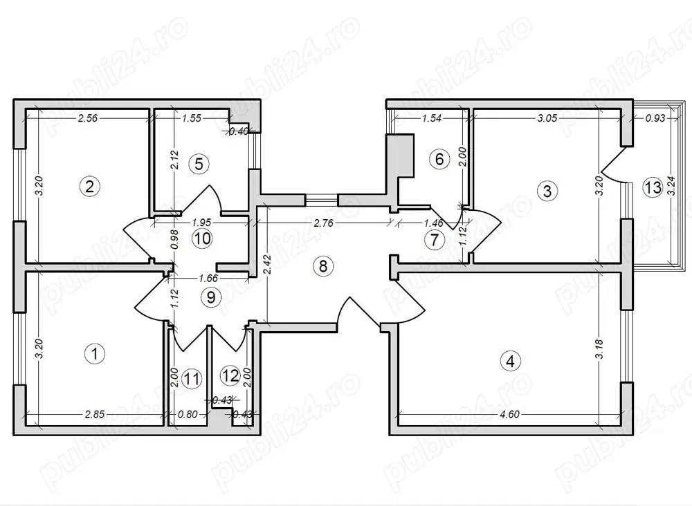 Proprietar vand 4 camere dec, Lacul Tei, facultatea de constructii