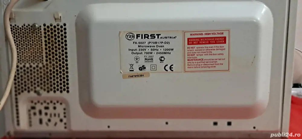 cuptor cu microunde