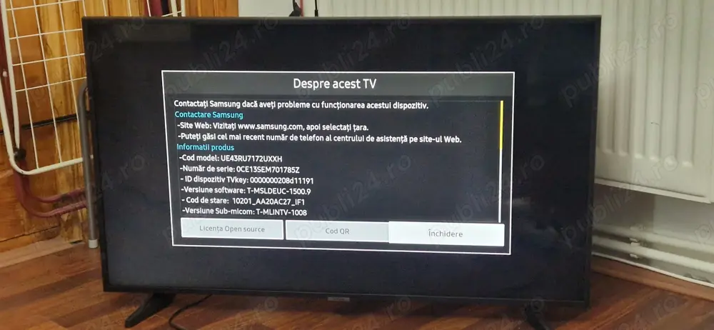 Televizor smart de vanzare