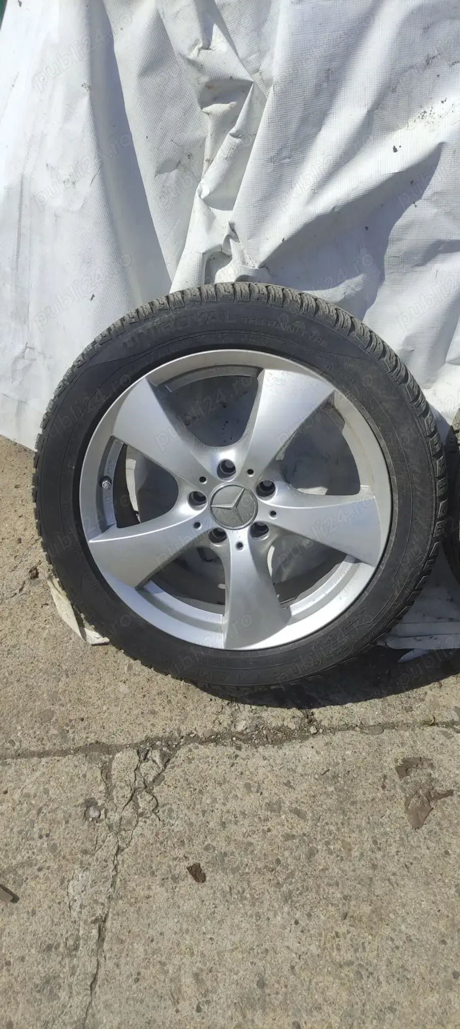 JANTE Originale Mercedes Benz R17 +Cauciucuri IARNA Uniroyal 235/45/17