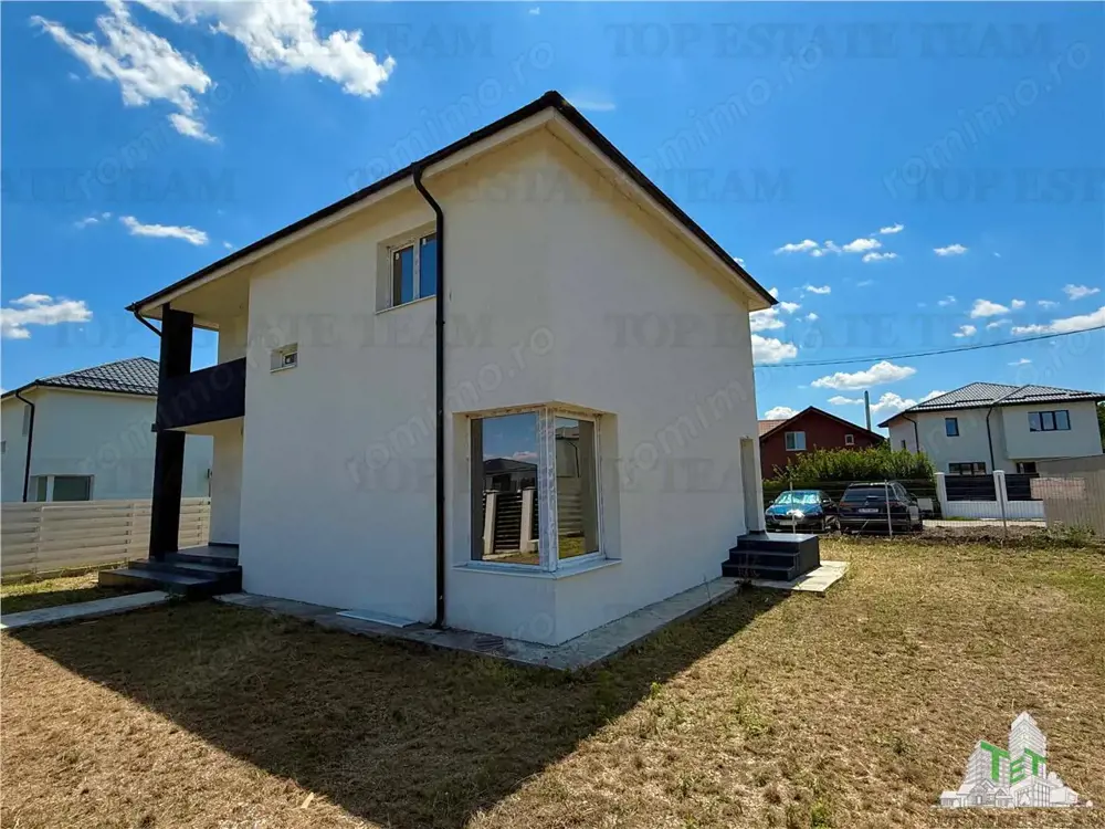 Casa individuala tip P+1+Pod cu 128 mp utili si 500mp de curte