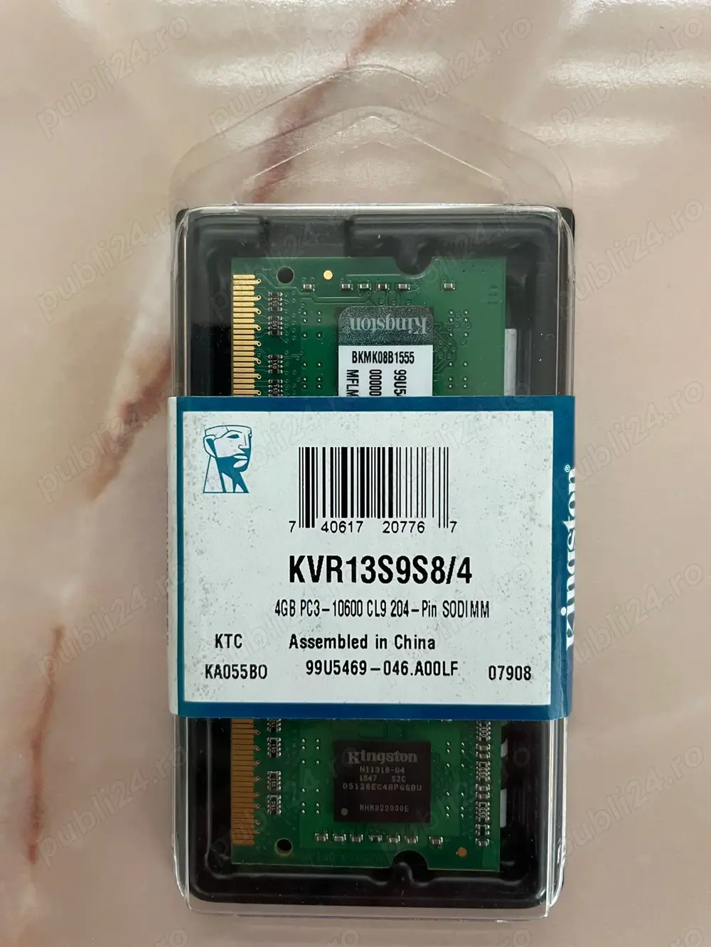 Vand Memorie RAM Kingston, 4GB, DDR3, 1333MHz, SODIMM