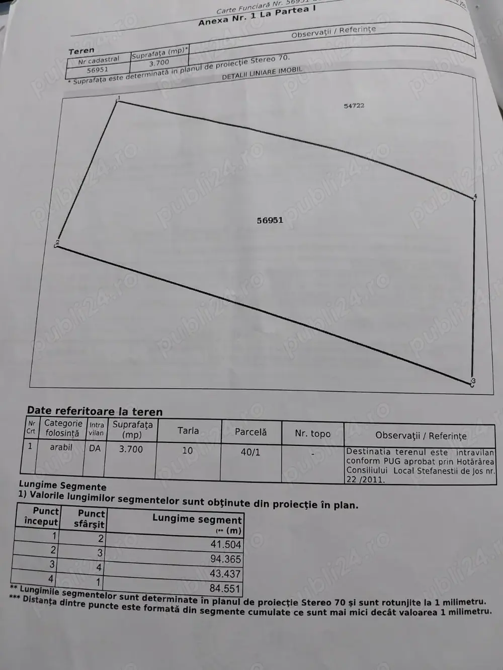 Teren 3.700 mp cu POTENȚIAL RIDICAT de Dezvoltare, situat strategic lângă A0 și A3!