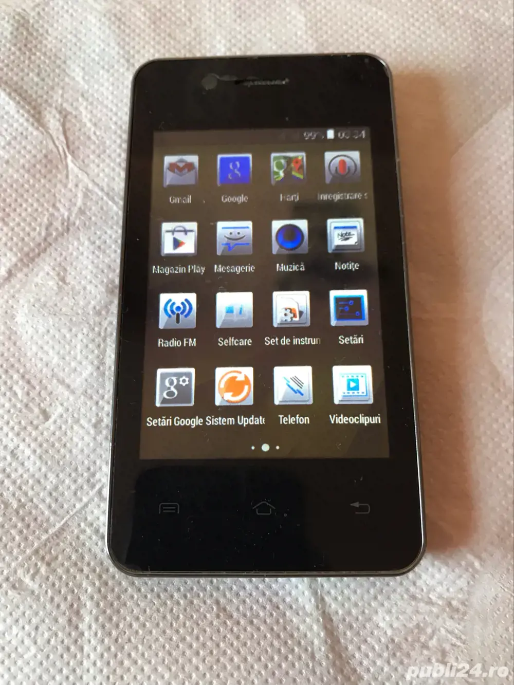 Vand tel Allview dual sim cu folie pe ecran