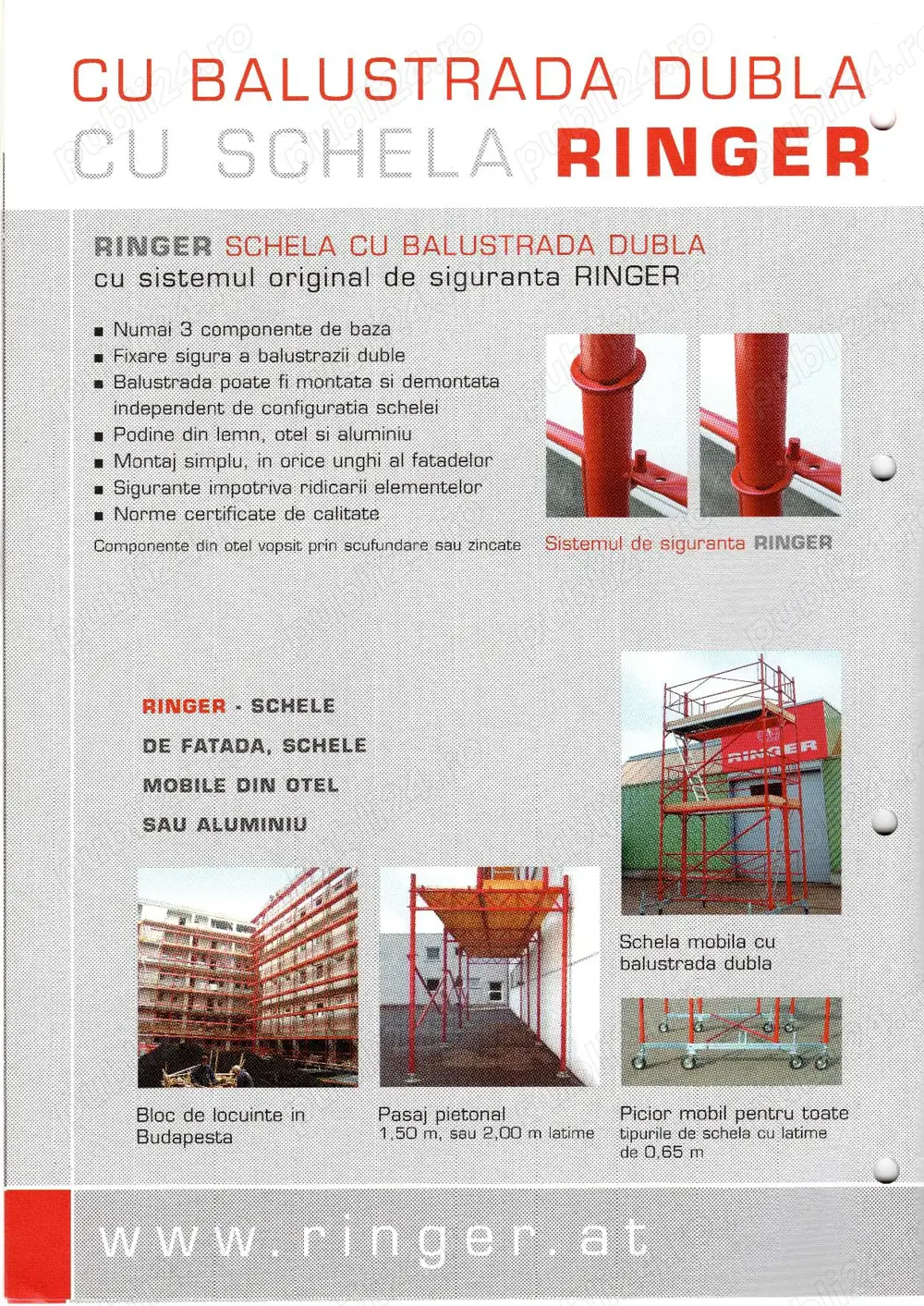 Oferta pachet schela RINGER 1.000 mp