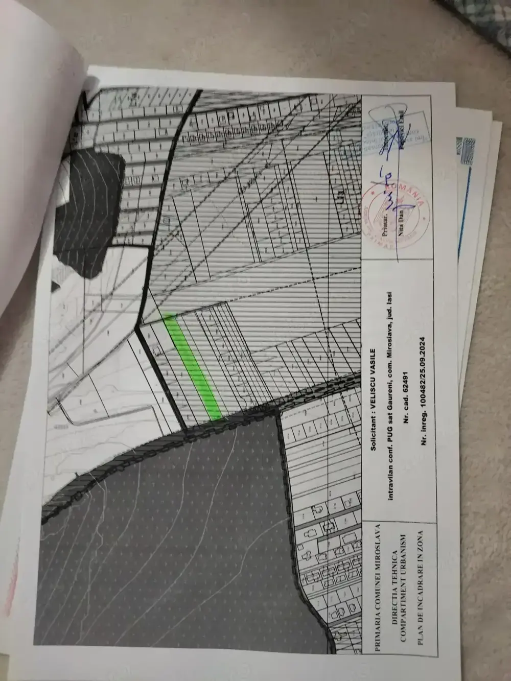 Teren de vânzare în Uricani intravilan Teren de vânzare în Uricani intravilan