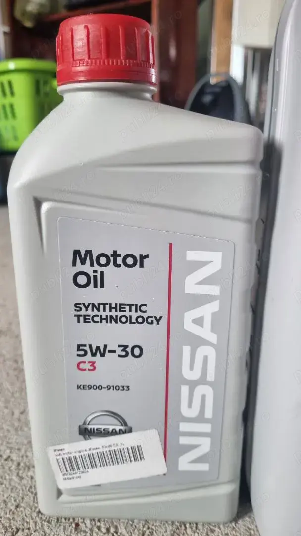 Ulei motor 5W-30 C3 Nissan, Duster si toate filtrele pentru Qashqai 1,3 benzina