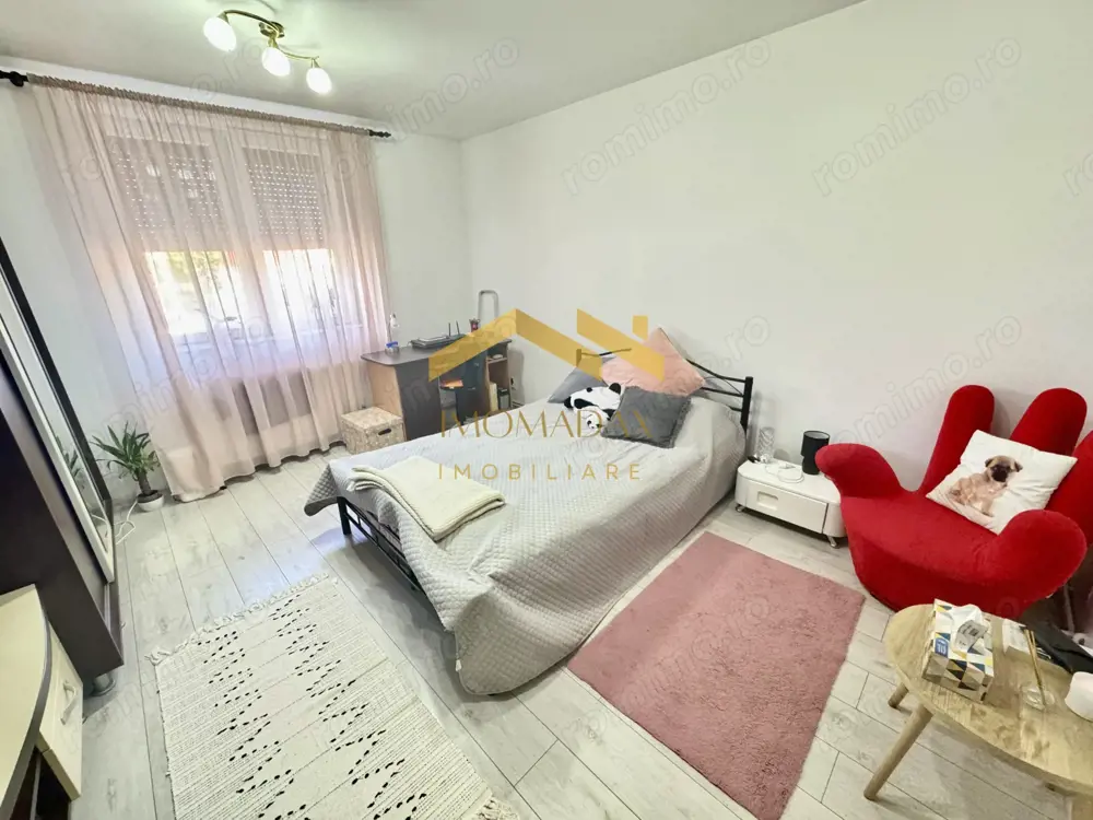 Lunei-Apartament 1 Camera-Centrala Proprie