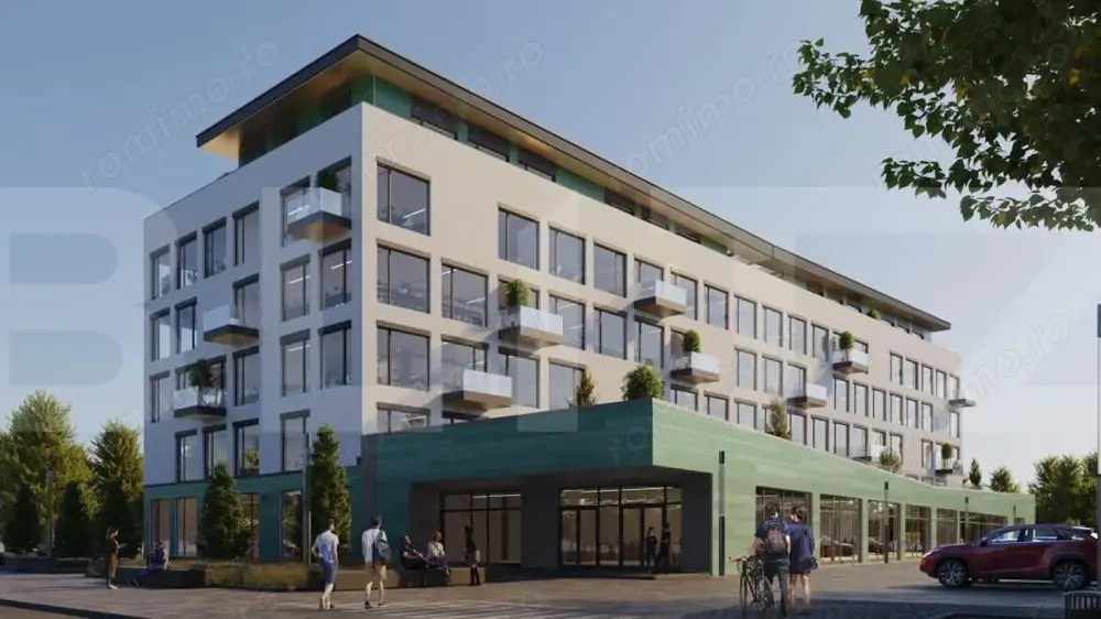 Spatiu de birouri open-space, 2 niveluri, cladire clasa A ++, zona Vivo