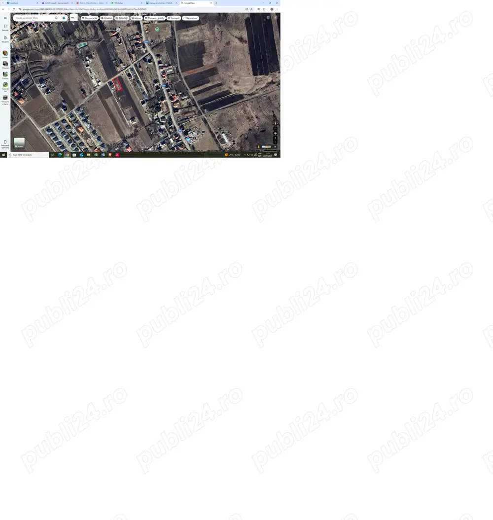 Teren de vanzare loc. Corusu