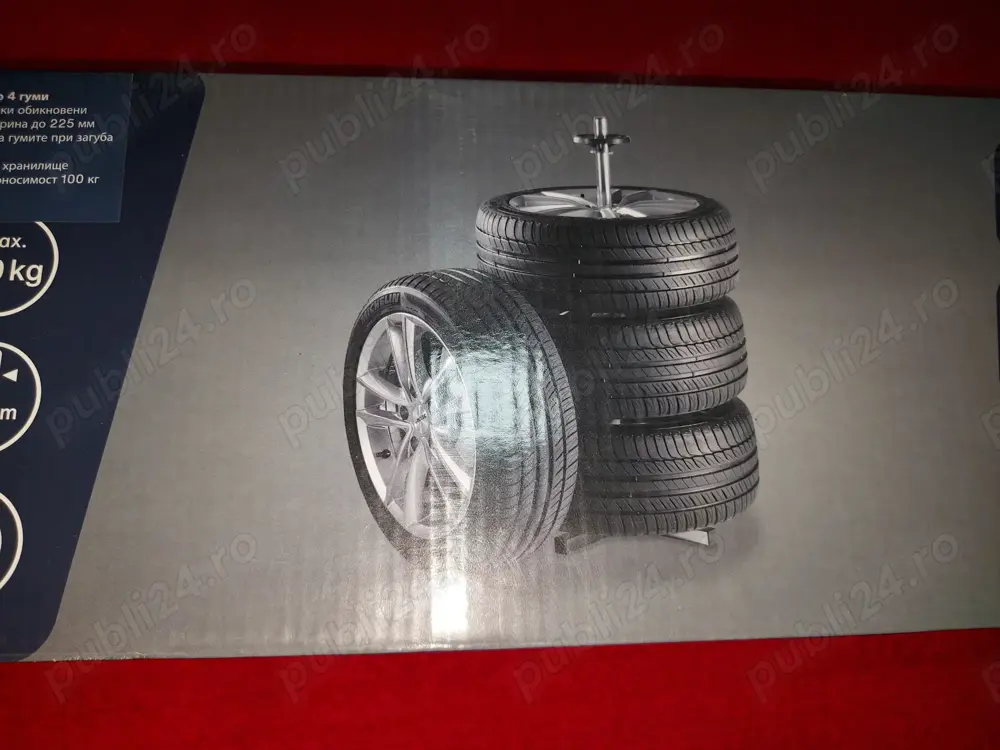 Suport modern, confortabil pentru roți auto (4 anvelope roti depozitare )