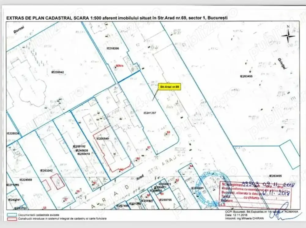 Teren de vanzare Bd. Ion Mihalache (Piata Mures-Chibrit)