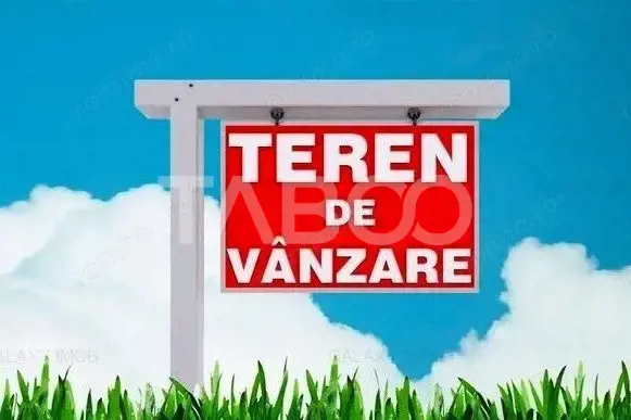 Teren intravilan 1200 mp PUZ aprobat utilitati langa parcela Cisnadie