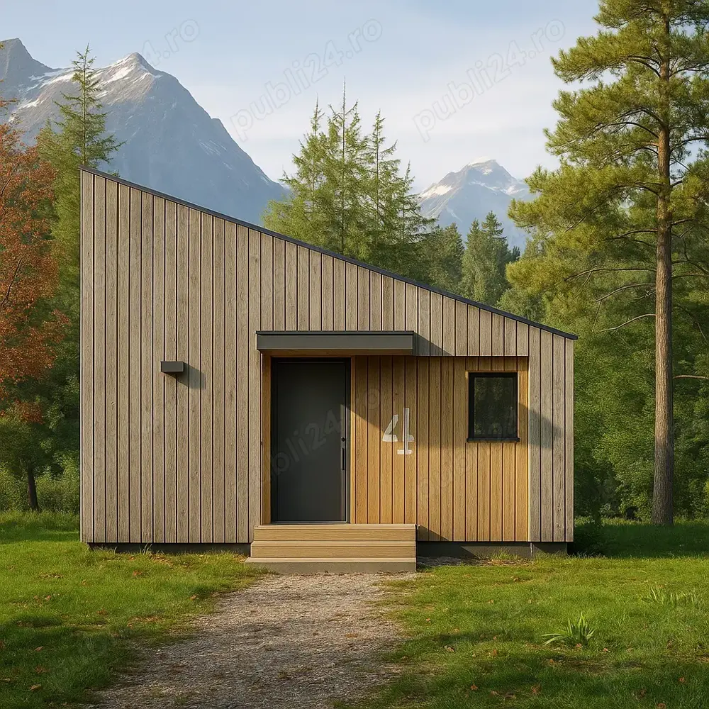 Constructii moderne pe structura din lemn