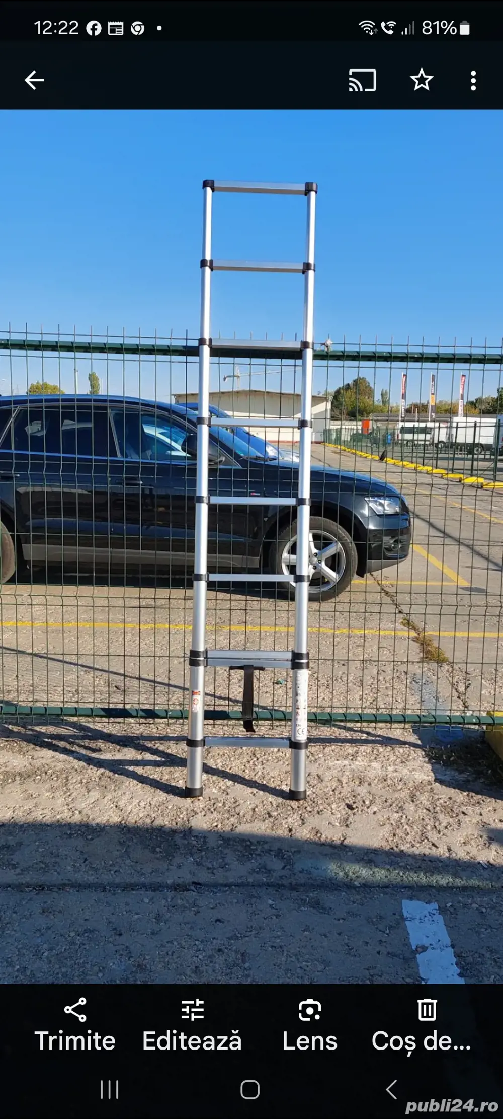 Scară telescopică 3,5m lungime 