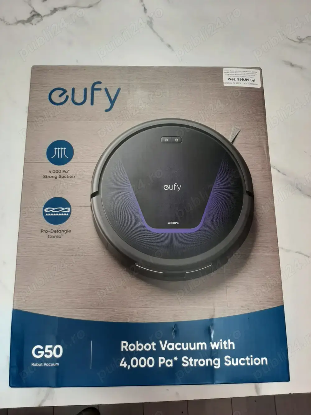 Used Products Bucuresti, Aspirator Robot Eufy G50, Garantie