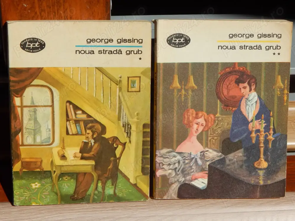 Noua strada Grub George Gissing set complet 2 volume 1978