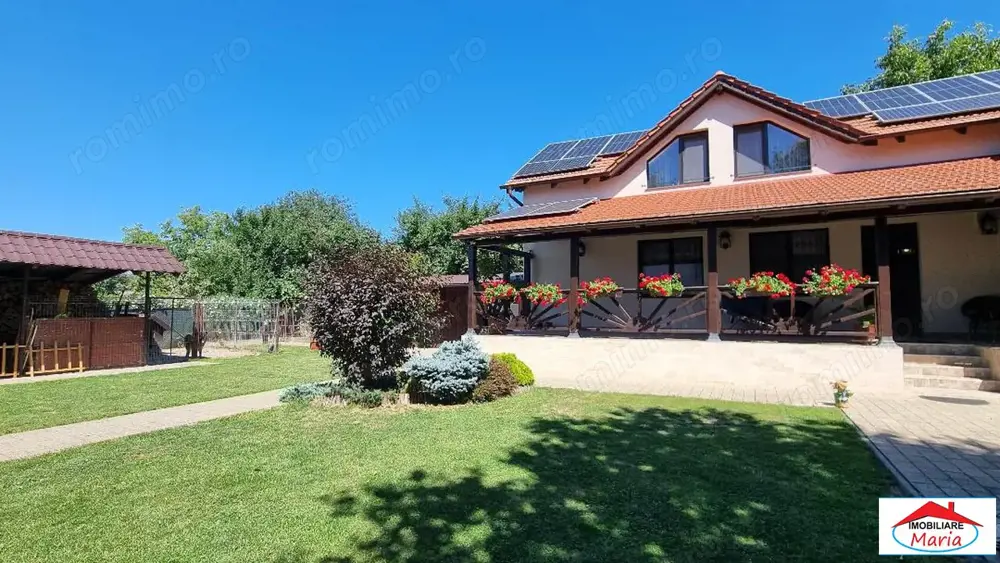 Casa finisata in Lazuri cu teren 1452 mp