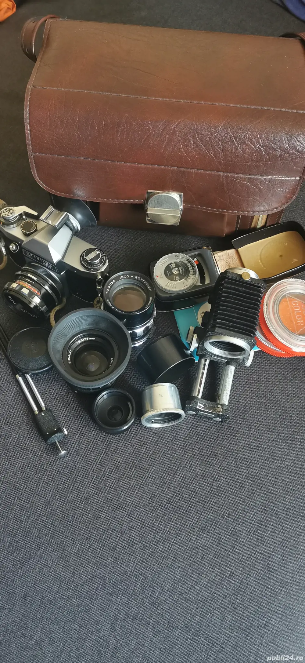 Praktica nova Isco Westrocolor 50 1.9 Westenar 135mm Ennalyt 35mm montura m42 