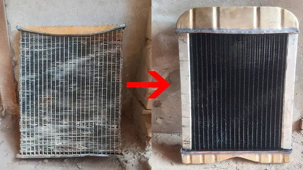 Repar, Desfund și Restaurez - Radiatoare de Tractoare    Desfundare Radiator Tractor U445   U650