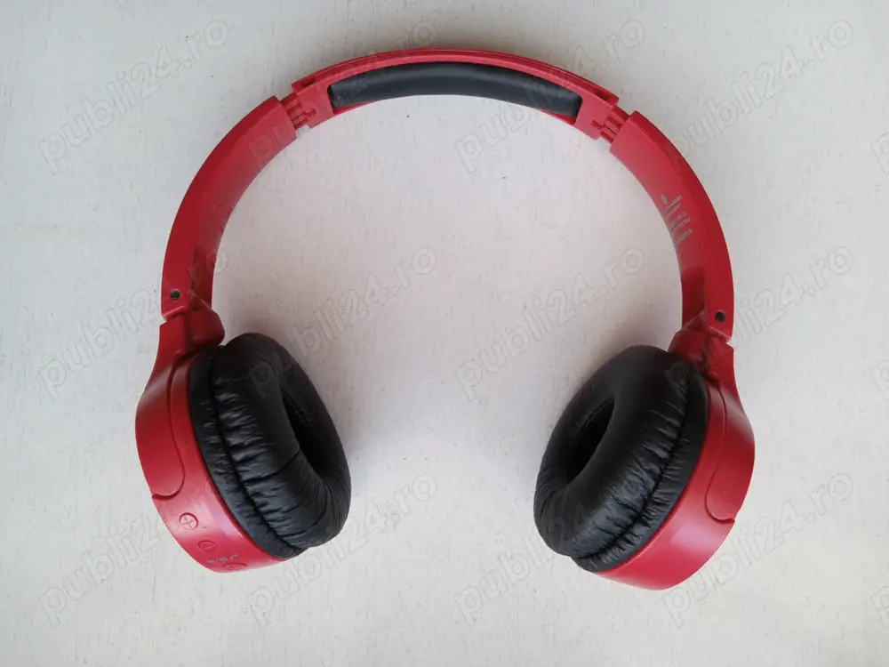 Căști Bluetooth fără fir cu microfon, Pioneer SE-MJ553BT-R