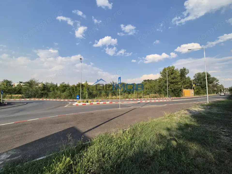 Voluntari - Popasului stradal inchiriere 1700 mp teren