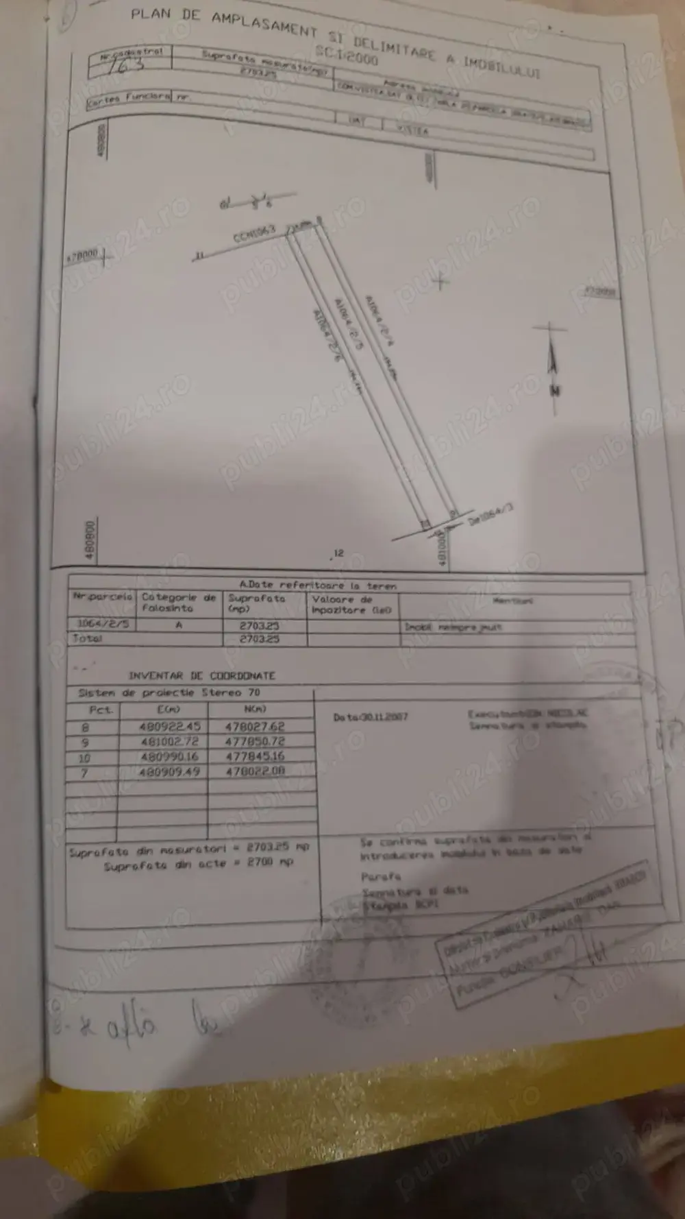Vsnd teren la DN1, Brasov-Sibiu, Oltet, extravilan . 2700 mp