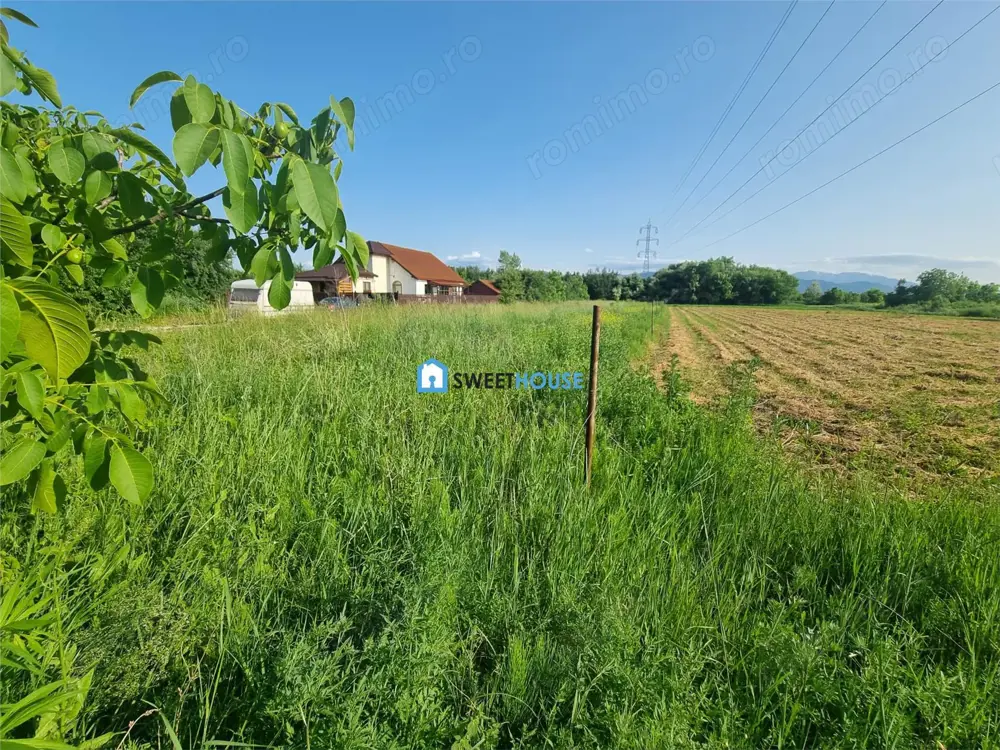 Teren intravilan cu utilitati Stupini Brasov