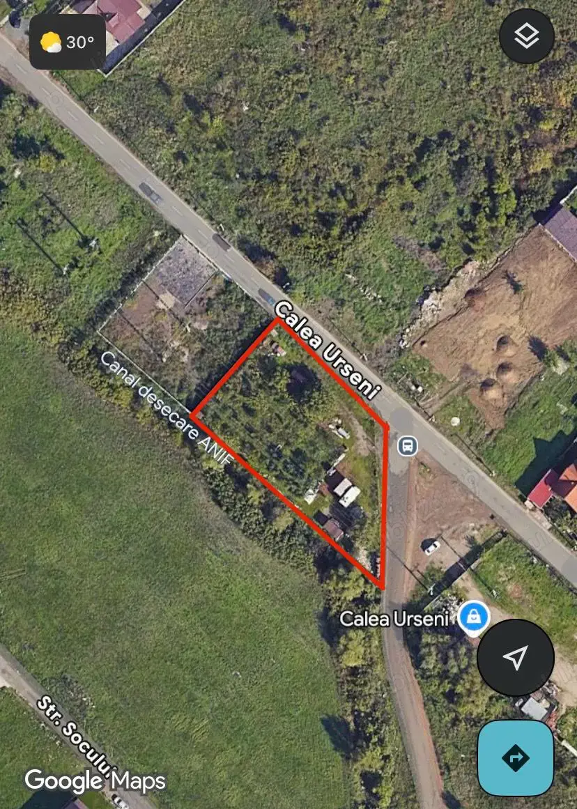 Vând teren Calea Urseni 1500m2