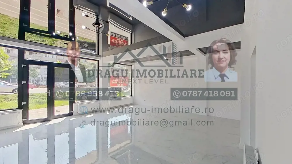 Spatiu comercial 55 mp/Tecuci / PROMOTIE BLACK FRIDAY -  Pret 500 Euro/Luna