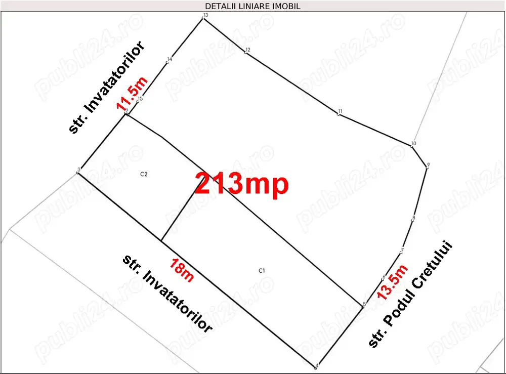 Loc de casa in Schei - str. Podul Cretului.