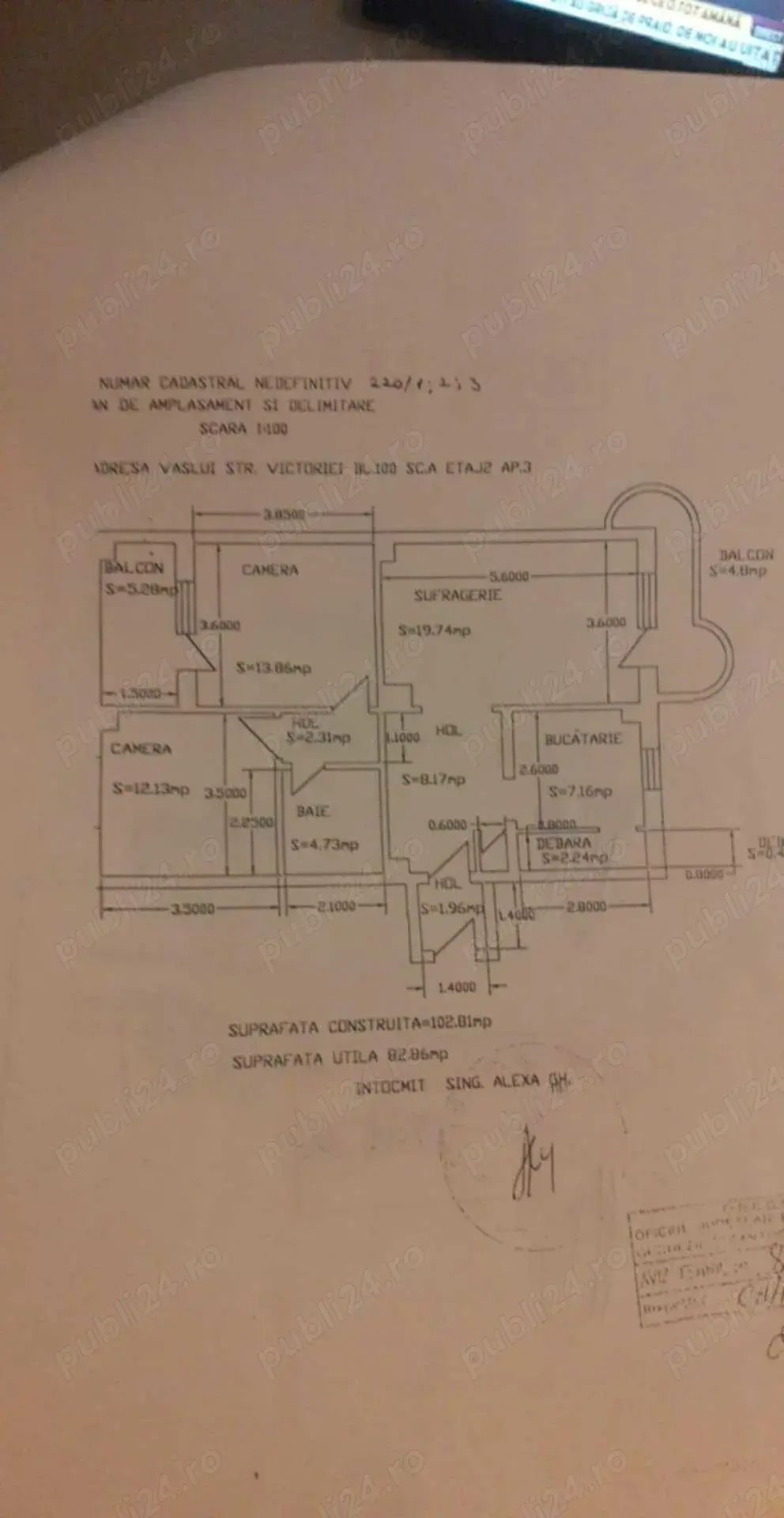 Apartament 3 camere decomandat Apartament 3 camere decomandat