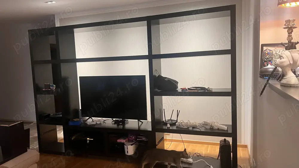 Biblioteca Mobexpert + masuta de cafea