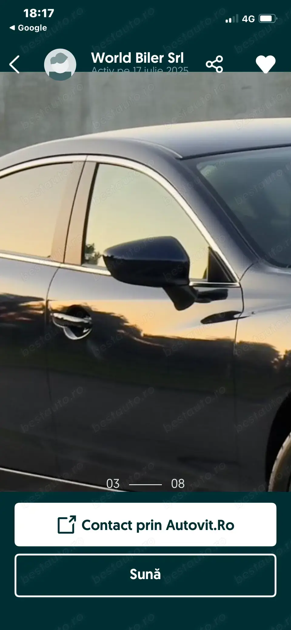 Oglindă dreapta mzda 6 an 2016