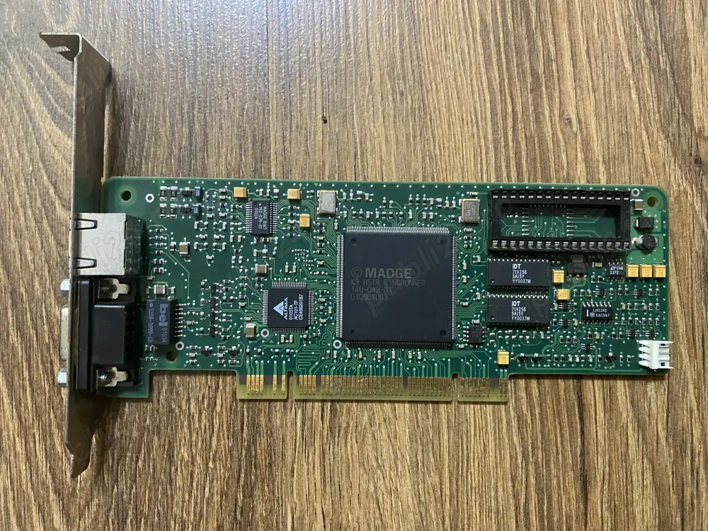 Vând retro 151-336 madge 100 16 4 pci mk4 token ring adapter