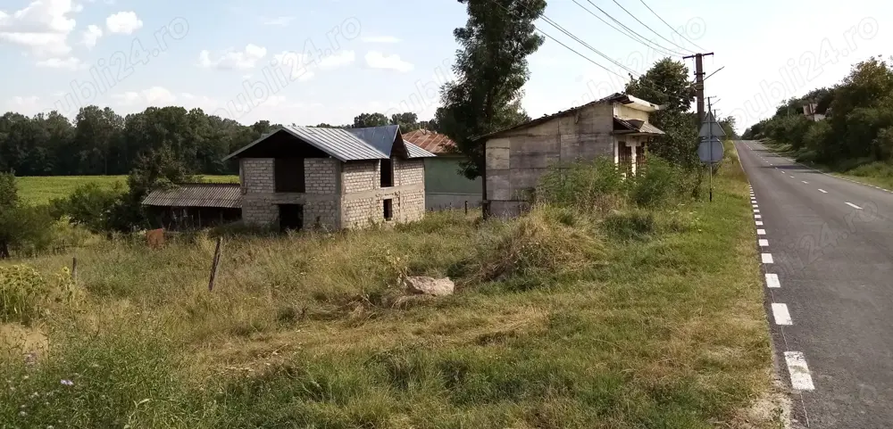2 terenuri agricol și extravilan, construcție P+1E la roșu-104 mp, acte gata, în Vâlcea