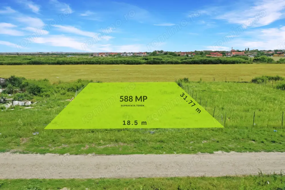 Teren intravilan de vânzare   Giarmata 